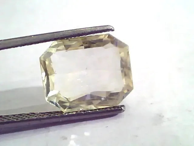 9.12 Ct Unheated Untreated Natural Ceylon Yellow Sapphire Stone - Venus Gems