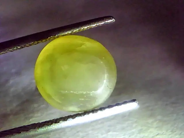 9.15 Ct IGI Certified Untreated Natural Ceylon Chrysoberyl Cats Eye Stone