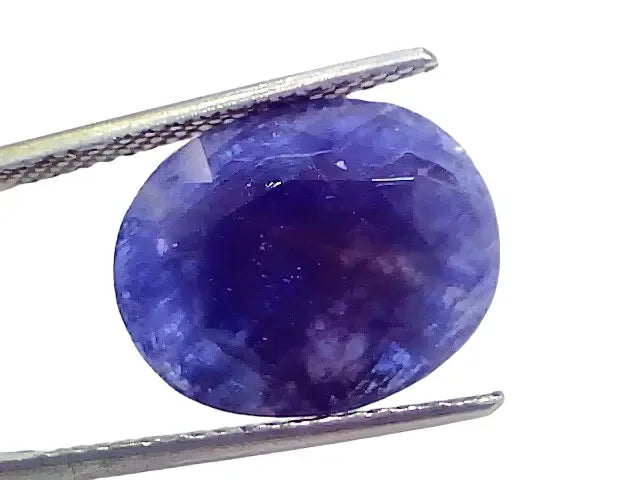 9.32 Ct Certified Unheated Untreated African Blue Sapphire Neelam Stone - Venus Gems