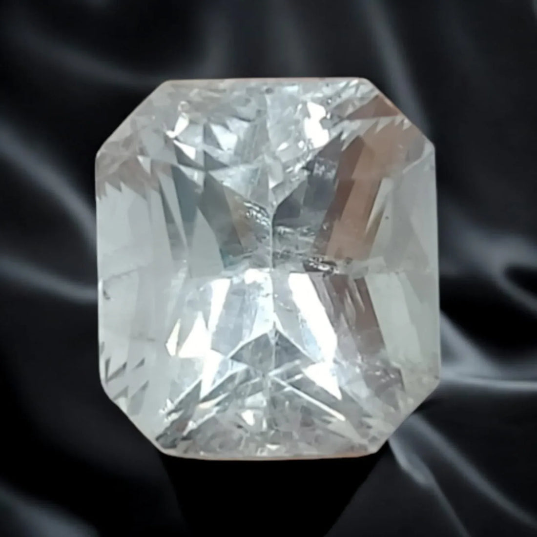 9.29 Ct GII Certified Unheated Untreated Natural Ceylon White Sapphire AA - Venus Gems