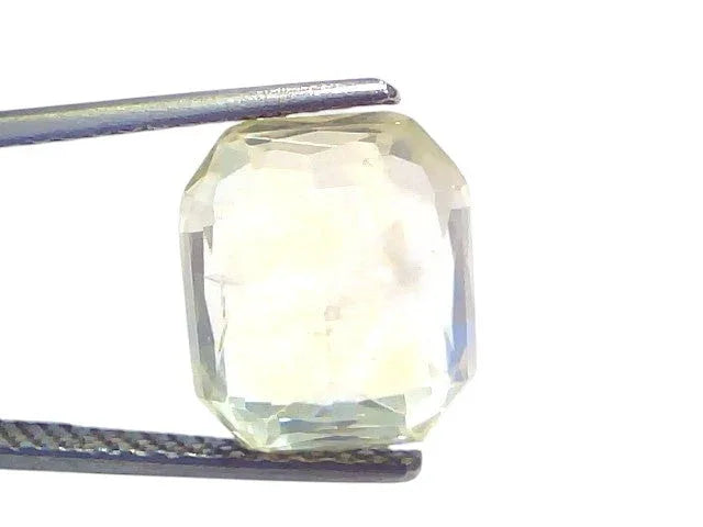 9.34 Ct IGI Certified Unheated Untreated Natural Ceylon Yellow Sapphire - Venus Gems