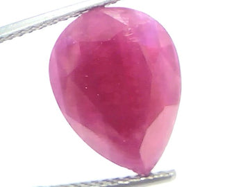 9.35 Ct Certified Unheated Untreated Natural New Burma Ruby 10.27 Ratti Manik