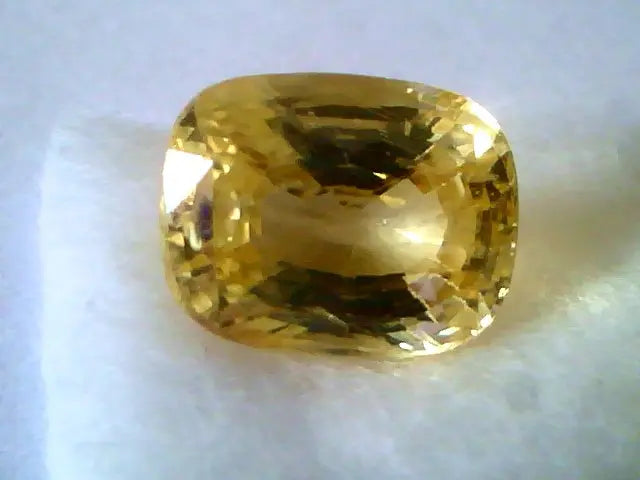 9.36 Ct Unheated Untreted Natural Ceylon Yellow Sapphire Pukhraj