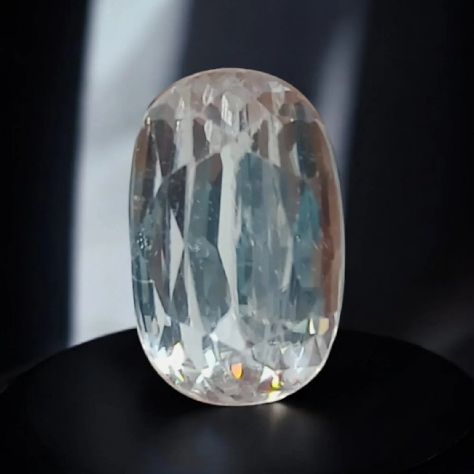 9.53 Ct 10.56 Ratti Natural White Zircon Gemstone For Venus AAAAA - Venus Gems