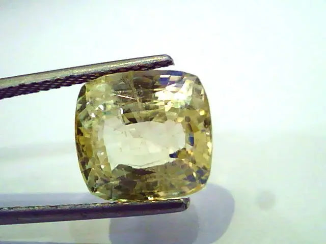 9.59 Ct Unheated Untreated Natural Ceylon Yellow Sapphire Gems