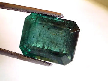 9.87 Ct Natural Untreated Zambian Emerald Gemstone,Real panna