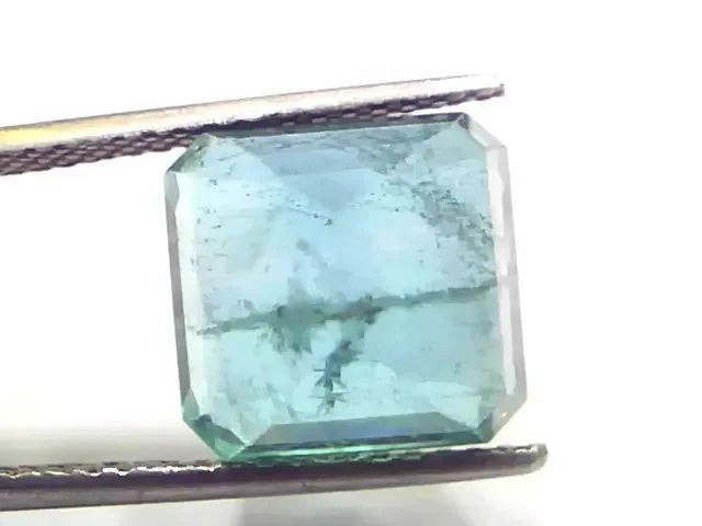 9.66 Ct Certified Untreated Natural Zambian Emerald Gemstone Panna - Venus Gems