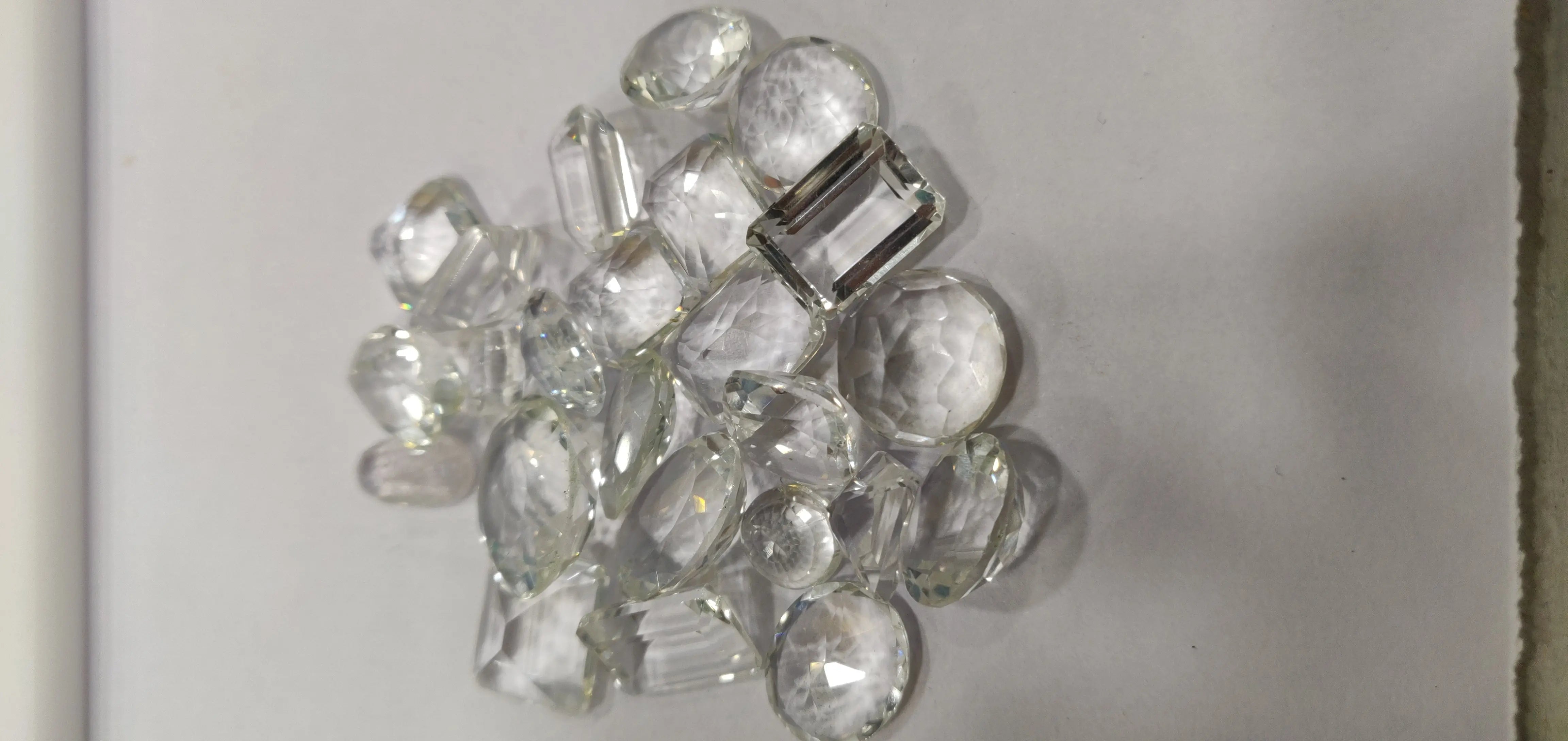 2-20 Carat White Topaz Gemstone Substitute Stone for White Pukhraj