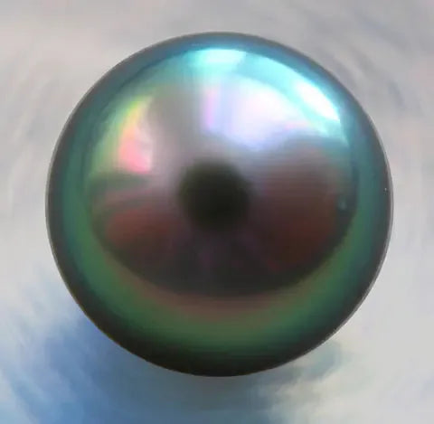 Black pearl 9mm Black Pearl 4 Carat Approx - Venus Gems