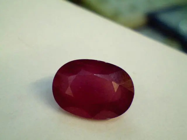 6.5 Carat Natural New Burma Ruby Gemstone,Real Manik