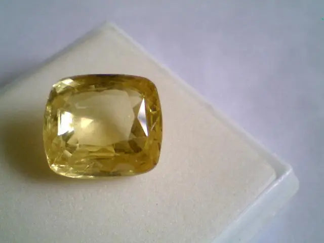 6.32 CARAT UNHEATED UNTREATED NATURAL CEYLON YELLOW SAPPHIRE A++