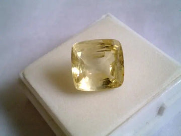 6.11 Ct Unheated Untreated Natural Ceylon Yellow Sapphire A+