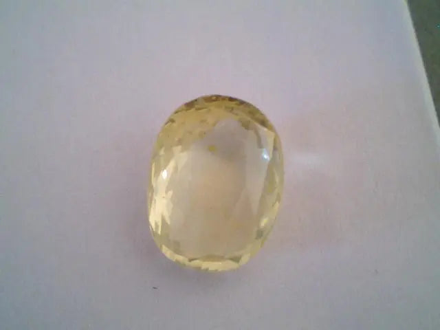 4.35 Carat Unheated Untreated Ceylon Natural Yellow Sapphire
