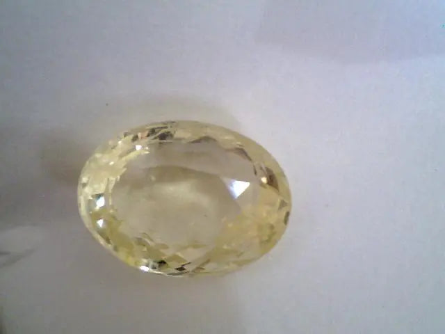 4.27 Carat Unheated Untreated Natural Srilankan Yellow Sapphire