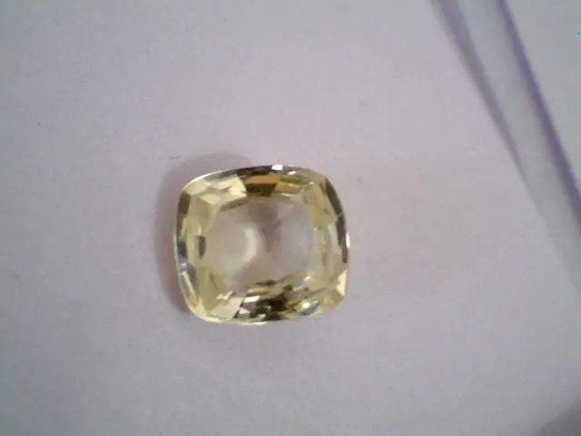 1.85 Ct Unheated Untreated vvs Natural Ceylon Yellow Sapphire