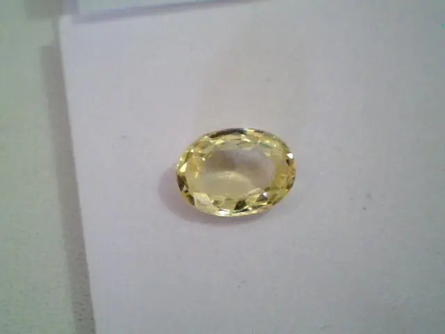 1.25 Ct Unheated Untreated vvs Natural Ceylon Yellow Sapphire