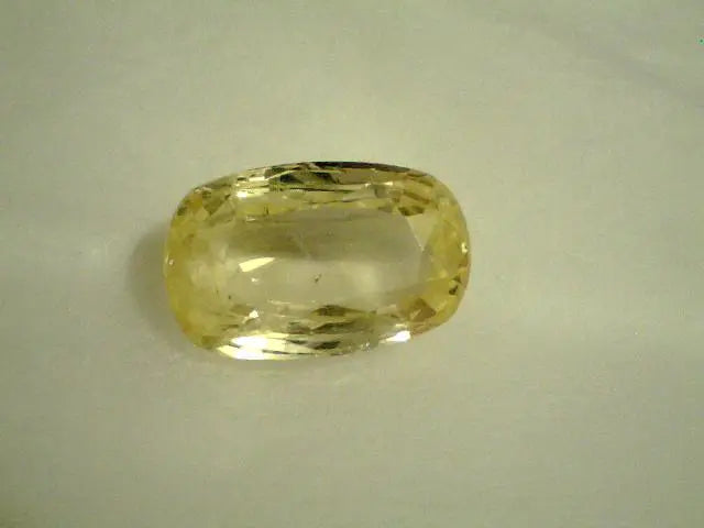 6.07 Ct Unheated Untreated Natural Ceylon Yellow Sapphire