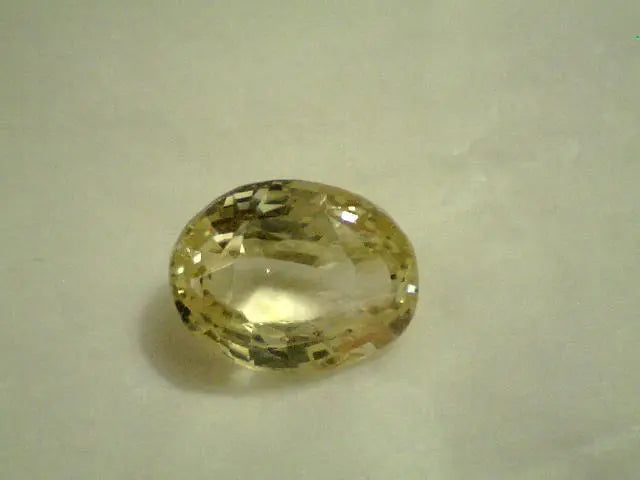 5.88 Ct Unheated Untreated Natural Ceylon Yellow Sapphire