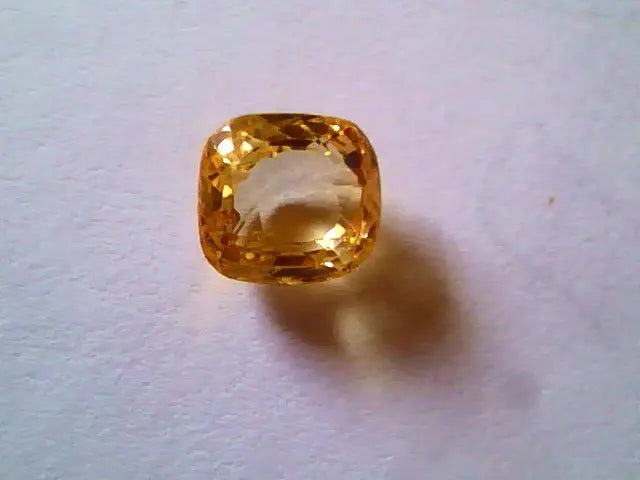 4.10 Ct Top Grade Unheated Natural Ceylon Yellow Sapphire A+++++