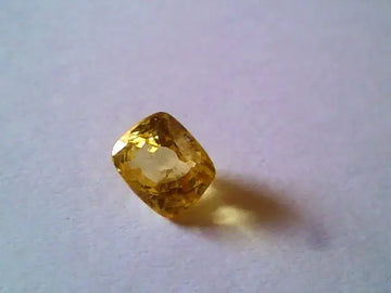 2.99 Ct Unheated Untreted Natural Ceylon Yellow Sapphire,Pukhraj