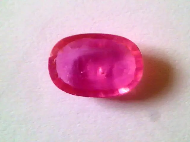 5.49 Carat Natural Ruby Real Manik Gemstone Heated
