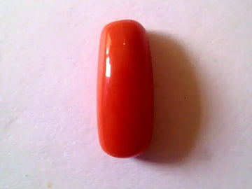 4.65 Ct Premium Natural Italian Red Coral,Real Moonga Gemstone