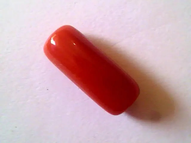 4.39 Ct Premium Natural Italian Red Coral,Real Moonga Gemstone