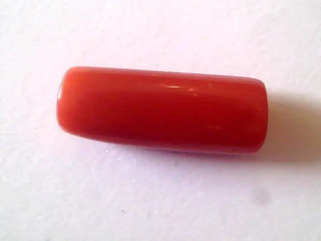 7.06 Ct Premium Natural Italian Red Coral,Real Moonga Gemstone