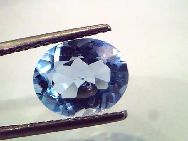 2-5 Carat Natural Blue Aquamarine Gemstone For Saturn