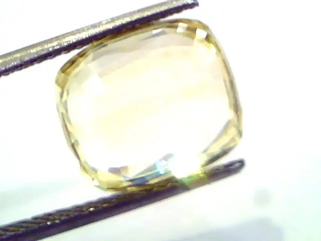 9.32 Ct Unheated Untreated Natural Ceylon Yellow Sapphire AAA