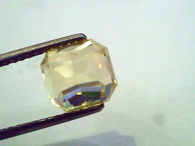 5.36 Ct Unheated Untreated Natural Ceylon Yellow Sapphire AAA