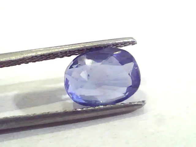 3.42 Ct Unheated Untreated Natural Ceylon Blue Sapphire Neelam Gems