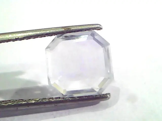 3.82 Ct Unheated Untreated Natural White Sapphire Gemstone