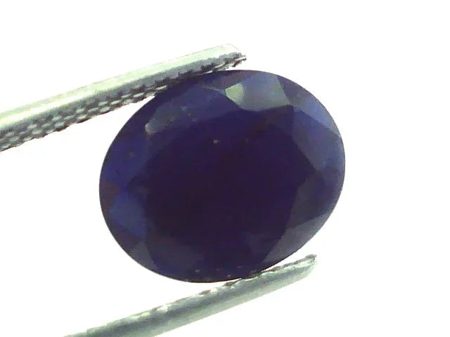 7.94 Ct 8.8 Ratti Natural Dark Bangkok Blue Sapphire Gemstone Heated - Venus Gems