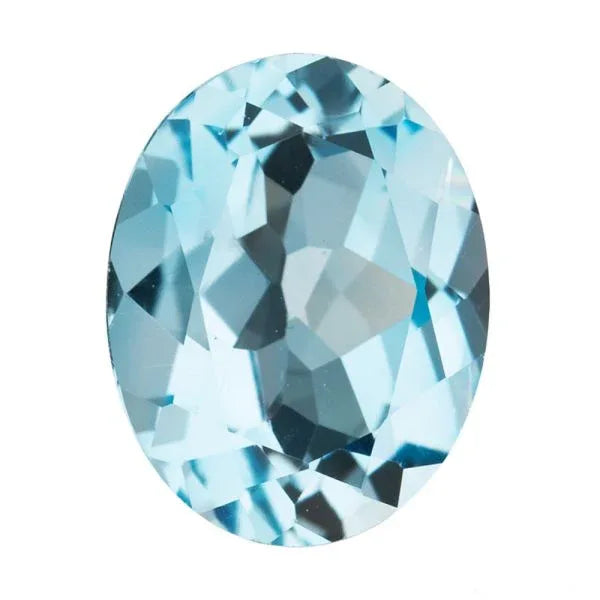 4 Carat Natural Swiss Blue Topaz Gemstone For Saturn - Venus Gems