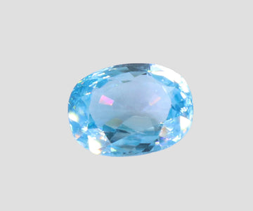4 Carat Natural Blue Zircon Gemstone For Saturn A++++++++ - Venus Gems