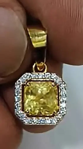 Gemstone Pendant Design 3 For All Metal, Watch Video For Details Of Design