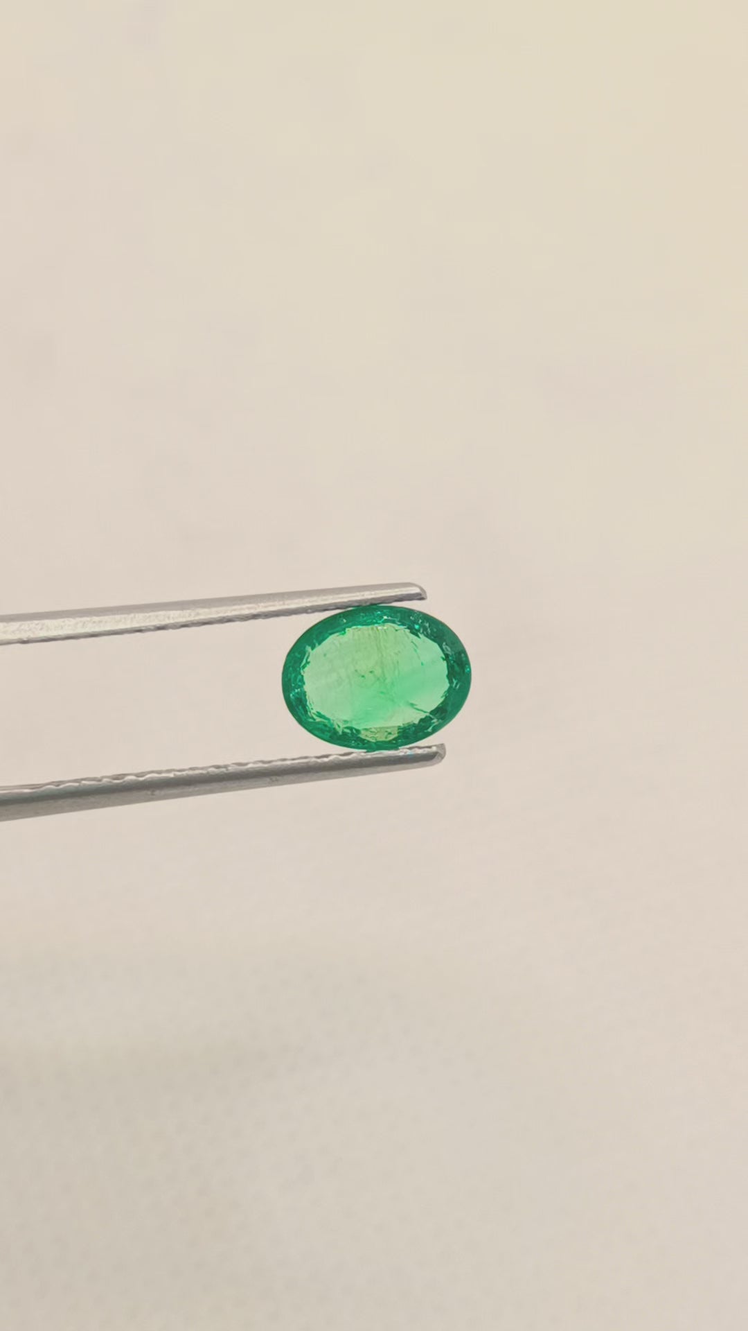 1.50 Ct GII Certified Untreated Natural Zambian Emerald Gemstone
