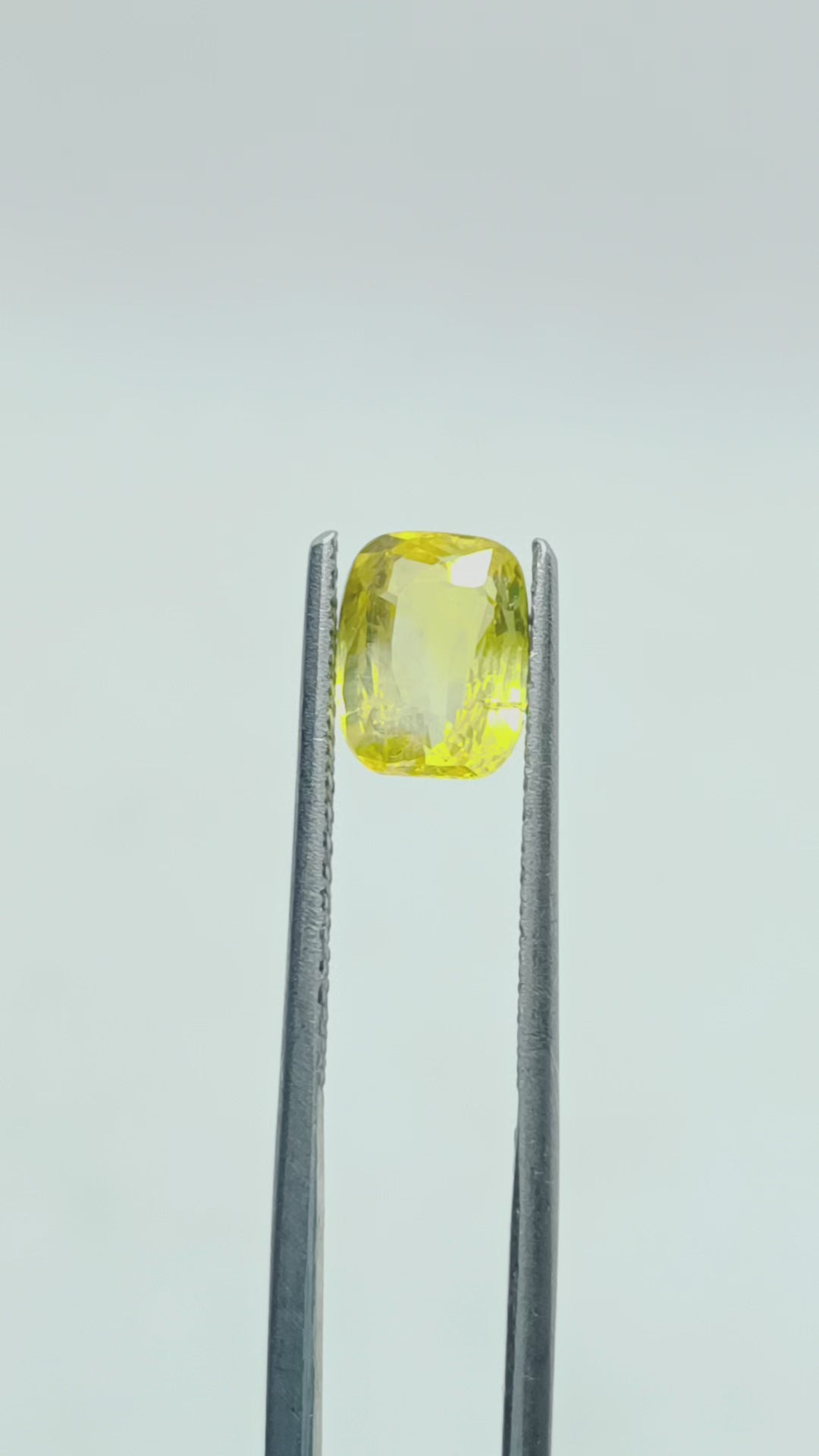3.06 Carat IGI Certified Unheated Natural Ceylon Yellow Sapphire Pukhraj – 3.36 Ratti