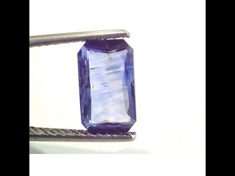 4.10 Ct IGI Certified Unheated Untreated Ceylon Blue Sapphire Gems