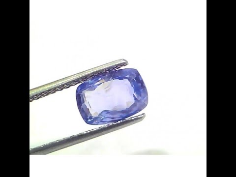 3.91 Ct IGI Certified Unheaated Untreated Natural Burma Blue Sapphire AA