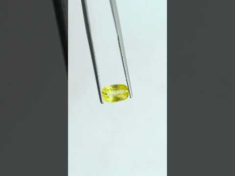 1.95 Ct GII Certified Unheated Untreated Natural Ceylon Yellow Sapphire