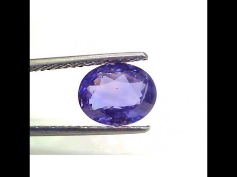 3.57 Ct IGI Certified Unheated Untreated Natural Burma Blue Sapphire AAA