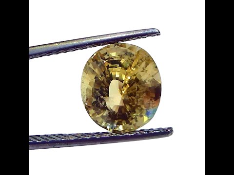 5.16 Ct IGI Certified Unheated Untreated Natural Ceylon Yellow Sapphire