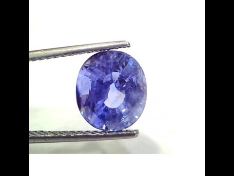 6.00 Ct GII Certified Unheated Untreated Natural Ceylon Blue Sapphire