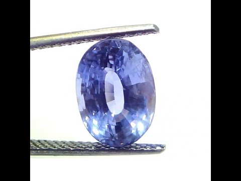 5.93 Ct IGI Certified Unheated Untreated Natural Ceylon Blue Sapphire AAA
