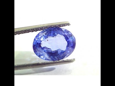 5.07 Ct IGI Certified Unheated Untreated Natural Burma Blue Sapphire AA