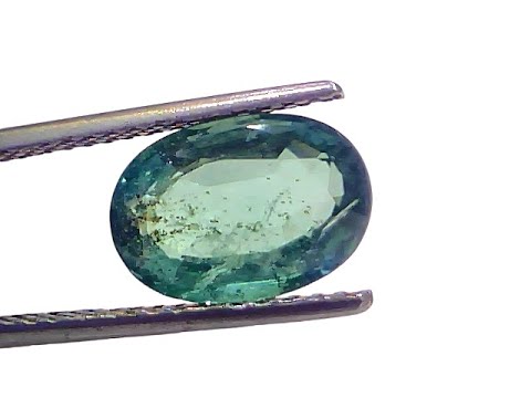 3.42 Ct GII Certified Untreated Natural Zambian Emerald Panna Gemstone