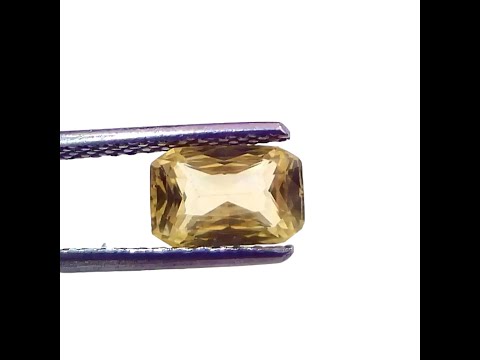 2.07 Ct IGI Certified Unheated Untreated Natural Ceylon Yellow Sapphire