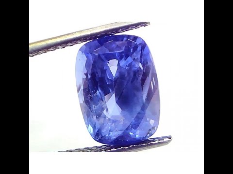 8.14 Ct IGI Certified Unheated Untreated Natural Ceylon Blue Sapphire